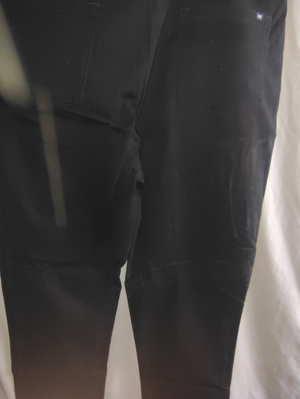 GAP Men's Slim Jeans - Black with Blue Logo Tab